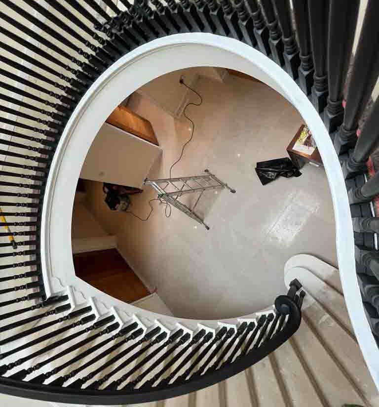 View on Staircase installation at home in Dorking, Surrey
